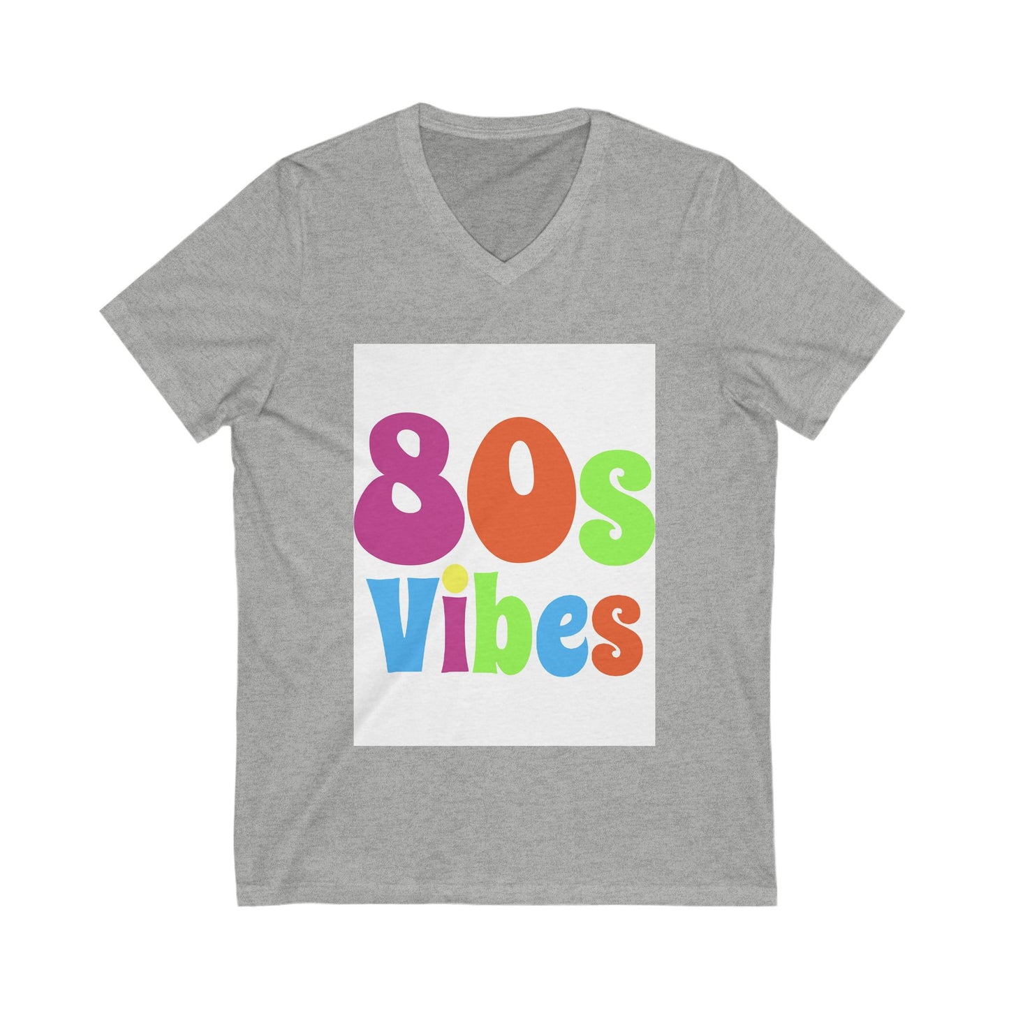 Unisex Jersey Short Sleeve V-Neck Tee