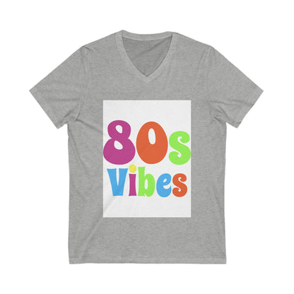 Unisex Jersey Short Sleeve V-Neck Tee