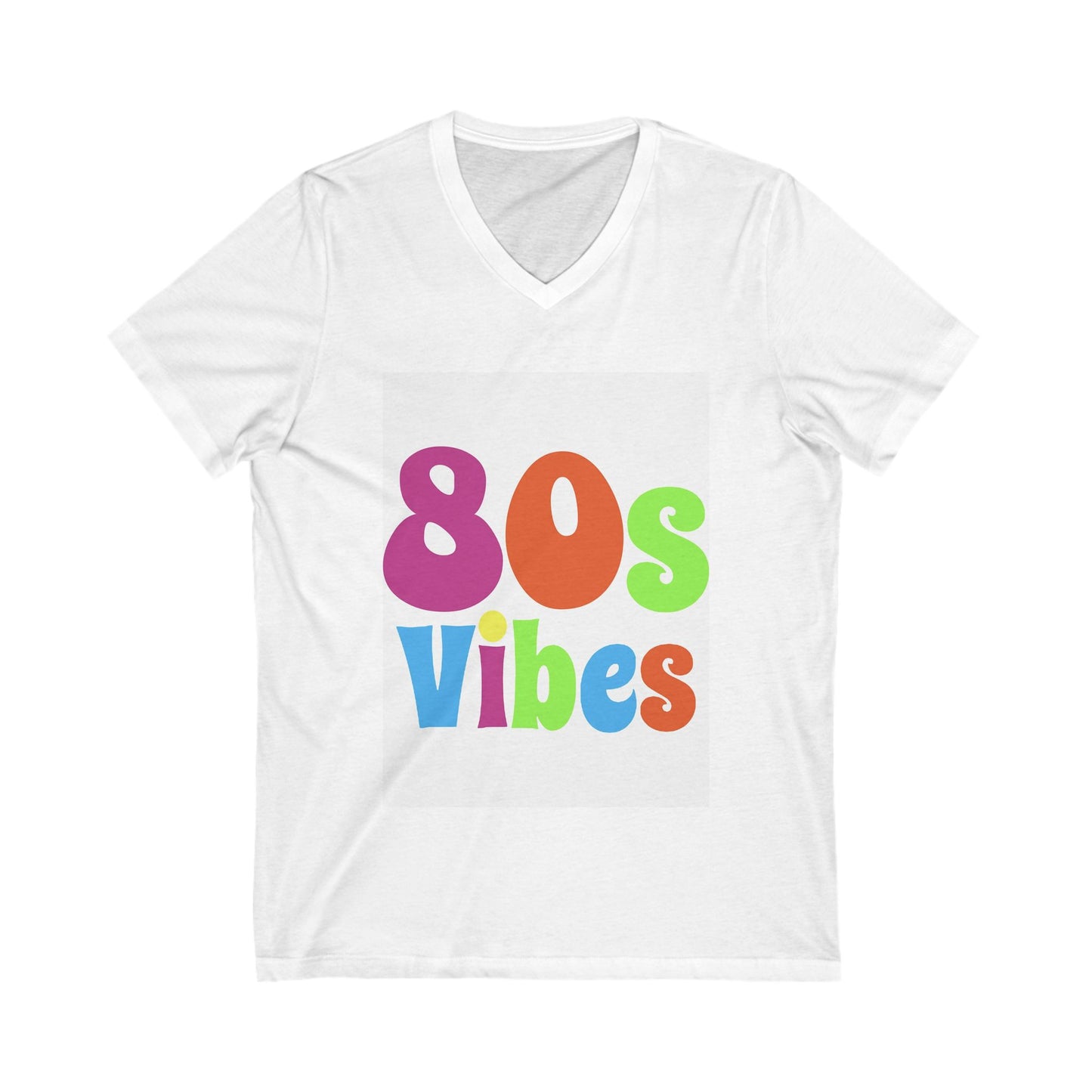 Unisex Jersey Short Sleeve V-Neck Tee