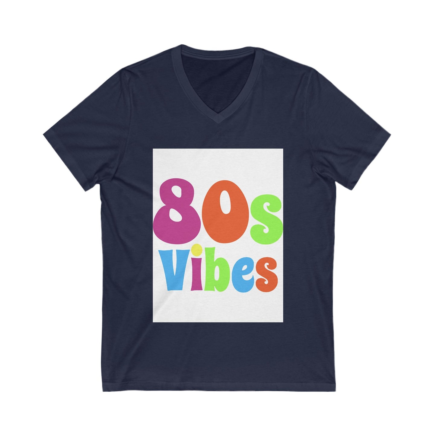 Unisex Jersey Short Sleeve V-Neck Tee