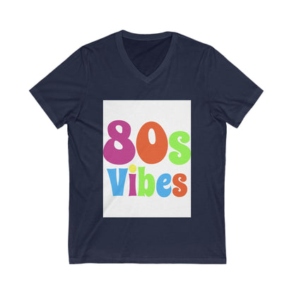 Unisex Jersey Short Sleeve V-Neck Tee